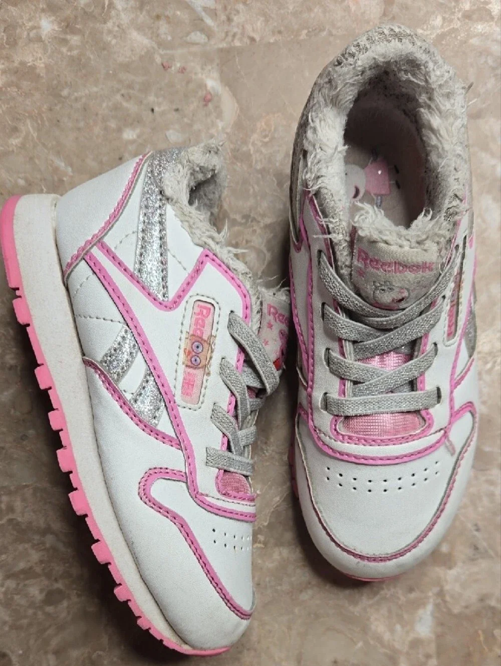 2 Pairs Kids Pink Character Sneakers - Twin Pair
